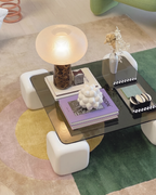 Armose Portable Lamp - Brown Marble