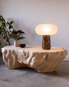 Armose Portable Lamp - Brown Marble