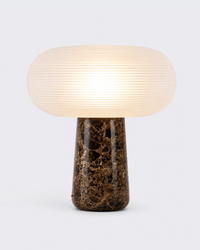 Armose Portable Lamp - Brown Marble